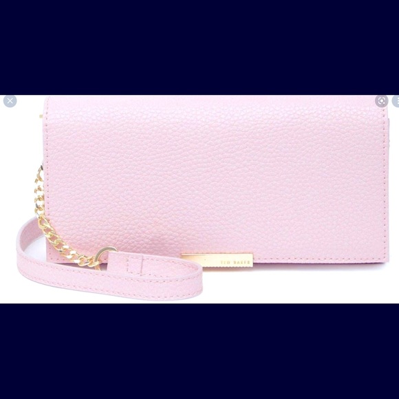 Beautiful leather Ted baker wallet large with chain - Picture 2 of 2